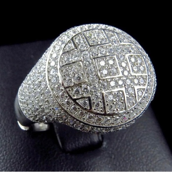 Other - NWT Micro Pavé CZ Crystal Ring - Unisex